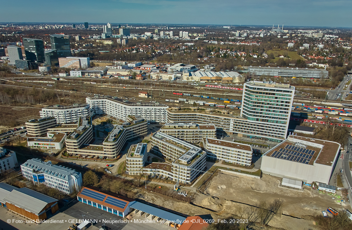 20.02.2023 - Copterfotos und Luftbilder von Berg am Laim